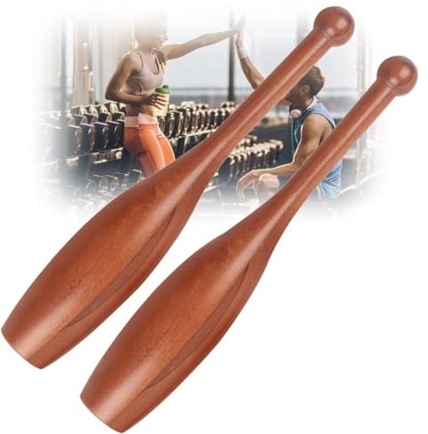 JINGEDD HöLzerne Keule,Stahlkeule,FüR Effektives GanzköRpertraining Mit Verschiedenen Gewichten,Muskelaufbau,Aerobic,Fitness,Gewichtheben,Fitness/Training/üBung,AufwäRmen,Keulenhantel,Large