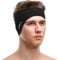 AqtivAqua Schwimm-Stirnband - Schwimm-Ohrenschutz - Schwimm Ear Band für Kinder & Erwachsene, Damen und Herren, Kleinkinder - Haar-Schutz - hält die Ohrstöpsel im Ohr (Schwarz, X-Large)