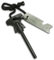 HEA Flint and Steel Kit, Survival Fire Steel, Survival Equipment with Magnesium Ferrocium Rod and Scale Scraper, Essential Camping Accessories, Fire Starter (Silver Scraper)