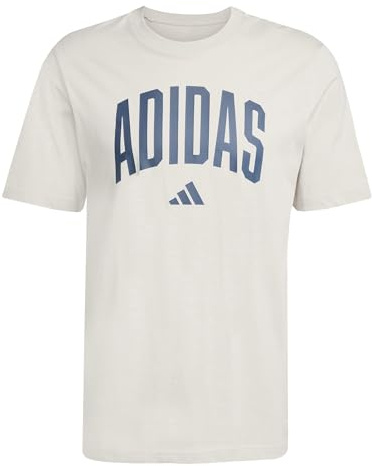 adidas Mens Graphic Logo T-Shirt Wonder Alumina XXL