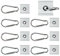 JTQYFI Markisenschienen Haken Geeignet Für Wohnmobile Und Wohnwagen Passend Für 5/6 Mm Bis 7/8 Mm Schienen Doppelseitig Verdicktes Nylon