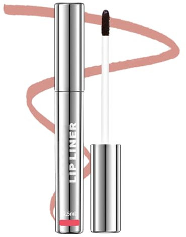 Peel Off Lip Liner Stain,Peel Off Lip Liner Set,Tattoo Lipgloss with Matte Finish,Long Lasting Lip Stain Peel Off Waterproof Plumps Up Lip Colour Lip Liner,Highly Pigmented Lip Tint Stain (#01)