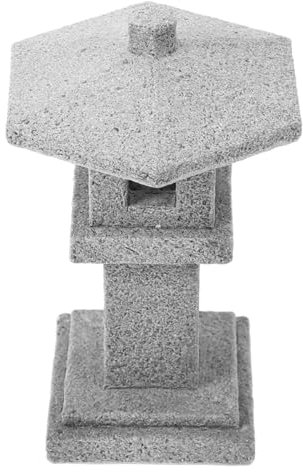 CIYODO Miniatur-gartenpavillon Stein Dekoration Pavillon Gartenornament Miniatur-pavillon Für Bonsai Tischornament Mikro-landschaftspavillon-Ornament