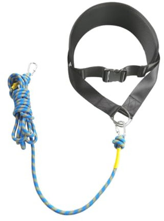 perfk Gürtel zum Ziehen, Verstellbarer Trainingsgeräte Schlittenszielziehgurt Gewicht Schlittens ziehen zum Laufstärke Outdoor -Team