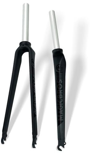 KANGXYSQ 700C Lega di Alluminio Forcelle Rigide per Bici Bici da Corsa Scatto Fisso Forcelle Rigide 1-1/8 Tubo Dritto Freno A C Sgancio Rapido 9x100 Mm Forcella Anteriore