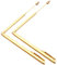 PartyKindom Baguette de Portable en Cuivre Outil de Détection d'Eau Rétractable 2 Pièces Divination Prospection