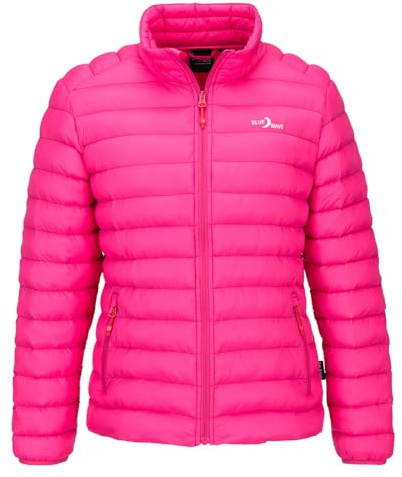Blue Wave Damen Steppjacke Ornella mit Stehkragen - Gesteppte Jacke packable inkl. Packbeutel in Grün Größe 36