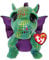 Carletto Ty 36186 Ty 36186-Cinder-Drache mit Glitzeraugen und glitzerndem Körper, Beanie Boo's, 15 cm, grün