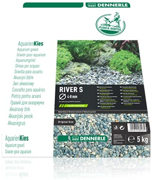 Dennerle Naturkies Plantahunter River 4-8 mm - Aquarienkies, Bodengrund fürs Aquarium