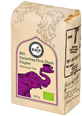 Rauf Tee - Schwarztee Darjeeling First Flush Flugtee Bio 100g