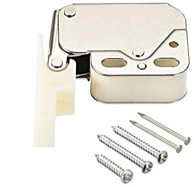 sourcing map Cabinet Cupboard Spring Press Open Door Catch Tip Touch Push Latch 5pcs