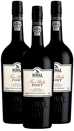 Vin de Porto Noval Fine Ruby - Vin Fortifié - Lot de 3