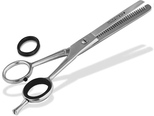 Profi Haarschere Friseurschere Effilierschere Modellierschere Edelstahl Rostfrei Haarschneideschere mit Scharfer Schneide für ein perfekten Haarschnitt (6,5 Zoll/16,7 cm, Modellierschere)