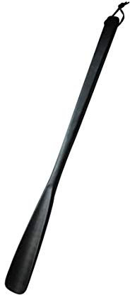 CIEEIN CIEHT Chausse-pied en bois massif à long manche Noir 54cm de longueur
