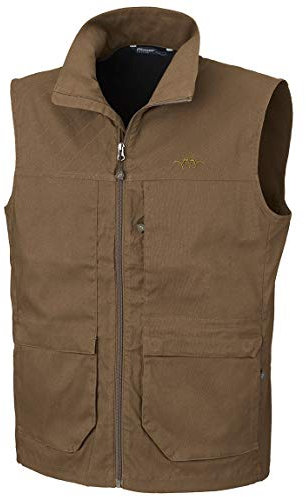Blaser Jagdweste Herren Eddy - Sommerweste für die Jagd für Männer - Outdoorweste für Jäger - Schießweste Braun mit Außentaschen, Größe:XXL