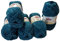 5 x 100 Gramm Himalaya Dolphin Strickwolle, Babywolle , 500 Gramm Wolle Super Bulky (petrol 80348)