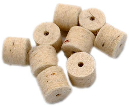 Flachberg Professional Filz Laufreiniger 9mm / 357 Magnum (100 Stück) Filzlaufreiniger Waffenreinigung 9 mm Waffenreiniger Reinigungsfilze