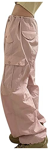 QHDDP Damen FüR Sex JeansgrößE Damen Arbeits Latzhosen Damen Nur Zu Besuch Toten Hosen Schwarze Schlaghose Coole Jogginghosen FüR MäDchen Jogginghosen Henry Palazzo Hosen (7 Rosa, M)