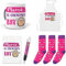 mundohuevo Que Regalar para Mamá. Mamá te Queremos un Huevo. Taza,Delantal, libreta, boli y Trio de Calcetines