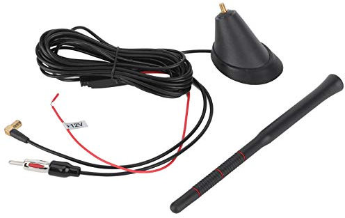 Digital DAB+ FM Car Antenna Kit,Car +FM Universal Top Roof Mount Radio Aerial Waterproof Digital for Cars and RVs 12V Boosting