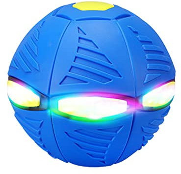 XIANXIAN Haustier Spielzeug Fliegende Untertasse Ball Frisbee Ball Hundespielzeug Flying Saucer Ball Untertasse Ball Fliegender Ball Frisbee Saucer Ball for Pet und Katzen Kinder Spielzeug