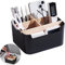 Range Telecommande, Organiseur de Bureau en Bois, Organisateur de Bureau, Support Telecommande, Amovible Support de Rangement en Bois pour Salon et Chambre à Coucher