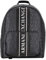 Armani Exchange Herren All Over Logo Backpack Rucksack, Schwarz/Schwarz – Schwarz/Schwarz, Einheitsgröße
