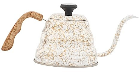 Alipis Hervidor Acero Inoxidable Mango De Madera Resistente y Duradero Para Uso Doméstico