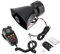 ISTOVO Universal Motorrad Auto Alarm Sound 7 Ton Horn 12V 100W Polizei Sirene Horn Lautsprecher (Schwarz)