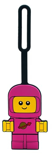 Lego Minifigures Bag Tag - Pink Spacebaby (53649), Silicone, Luggage tag for Travel, Vacation, Cruise, School Backpack Charm