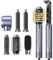 Hairstyler Set, Warmluftbürste Set, 6 in 1 Air styler, Haarstyler mit Lockenstab, 110000 RPM, Negativ Ionen Stylingbürsten, Steuerung von Kalt- und Warmluft, Geräuscharm