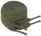 North Bund 2 pares de cordones planos para zapatillas de deporte 8mm Cordones planos de recambio para zapatillas de deporte Verde militar 160cm