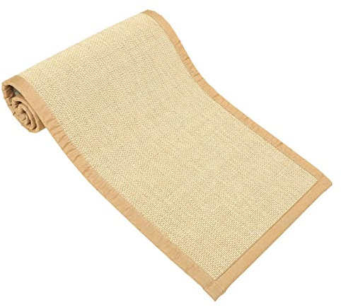 Ciieeo Tatami Sol Naturel Bambou Et Coton Coussin Tissé Simple Style pour Chambre Salon Yoga Et Décoration Zen