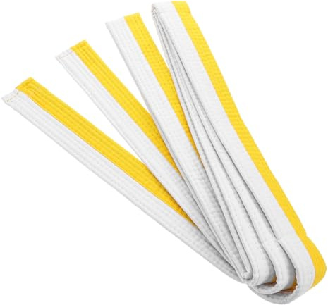 Milisten Yellow Martial Arts Belt for Training and Grading Exams