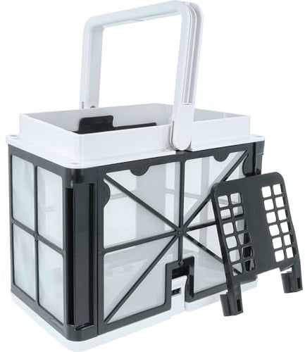 vhbw Filterkorb mit Motorschutz kompatibel mit Dolphin PoolStyle Advanced | Plus Poolsauger, Poolroboter - 23,5 x 14,5 x 18 cm
