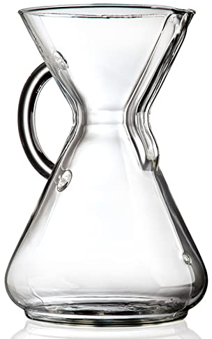 Chemex Kaffee-Karaffe (mit Glasgriff, für bis zu 10 Tassen)