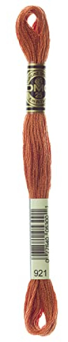 DMC 6-Strand Embroidery Cotton Floss, Copper