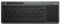 Rapoo K2600 kabellose Multimedia Tastatur wireless Keyboard flaches Design 12 Monate Batterielaufzeit DE-Layout QWERTZ für Smart TV/ Media PC & Mac , Classic, grau