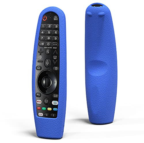 Universal Remote Control Protective Case Compatible with LG Magic AN-MR20BA AN-MR19BA AN-MR650 AN-MR650A AN-MR600 LG Smart TV Remote Anti-Slip Texture Design Protector(Blue)