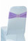 Weddecor Lilac Purple 15cm x 70cm Spandex Chair Bands Sash Tie Bow Elastic Bands with Buckle Slider for Wedding Party Chair Covers Decoration Events Supplies (Pack of 50)