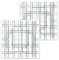 Spiegelau & Nachtmann, Servierplatten-Set, 2-tlg., Quadratisch, Kristallglas, Square, Größe: 21 cm, 101045