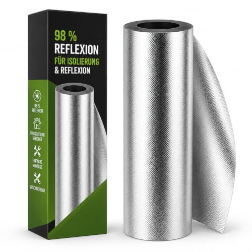 Weedness Reflektionsfolie Grow-Diamond 100 Meter Rolle 75 My - Anbau Indoor Box Pflanzen Garten Weiß Schwarz Anti detect Heizung