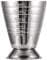 Edelstahl Cocktail Jigger，Messbecher für Bar Party Wein Cocktail Drink für Bar Party Wein 75 ml Volumen mit 6 Maßmarkierungen