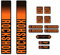 Adesivi compatibili con forcella bici Rock Shox Pike 2021