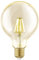 EGLO E27 LED Lampe, Amber Vintage Glühbirne, Globe Leuchtmittel für Retro Beleuchtung, 4 Watt (entspricht 31 Watt), 350 Lumen, warmweiß, 2200k, Edison Birne G95, Ø 9,5 cm