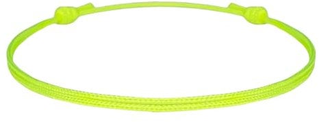 Thin Neon Yellow Cord Bracelet for Men Women Teen Unisex Adult,Waterproof Nylon Surfer String Friendship Bracelets Summer Beach Accessories, one size, Nylon, no gemstone