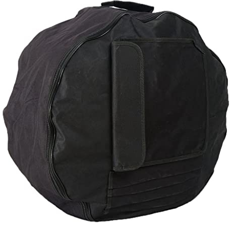 Amagogo Tragbarer 22 24 25 Bass Drum Bag Soft Case Rucksack mit Außentasche Und Verstellbarem Doppeltem Schultergurt für Schlagzeuger, 25 Zoll