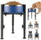 PROERR Single Dog Bowl Stand,Tall Dog Food Stand Adjustable Wide 7-10.5 Heights 14.5,Metal Elevated Dog Bowl Holder Raised Water Feeder for Medium,Large Dog(Bowl Not Included)
