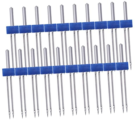 Ciieeo 1bolsa Kit De Agujas Dobles Eléctricas Para Máquina De Coser Unidades Tejidos De Punto