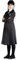 Ciao- Wednesday Addams Nevermore Academy school uniform costume disguise fancy dress girl official Wednesday (Size S) with wig